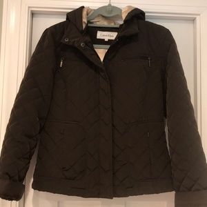 SUPER CUTE Calvin Klein Dark Brown Jacket